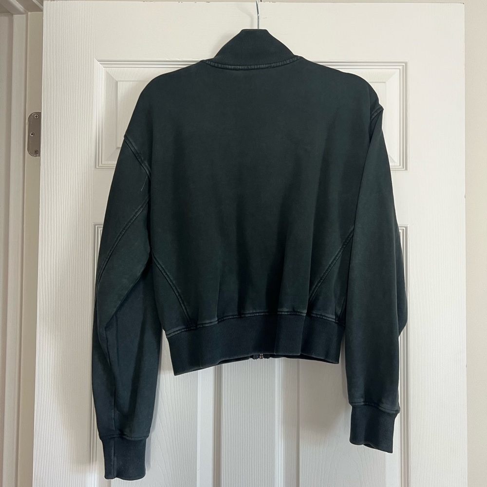 Zara rib knit zip up bomber jacket - Picture 4 of 5